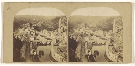 Panoramic View of the Rance; French; about 1860; Albumen silver print