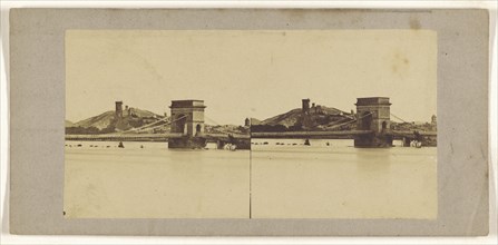 bridge, possibly German; German; about 1870; Albumen silver print