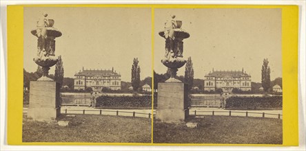 Grober garten, Dresden; German; about 1870; Albumen silver print