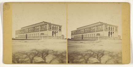Munchen, Germany, Die neue Pyankothek; German; about 1870; Albumen silver print