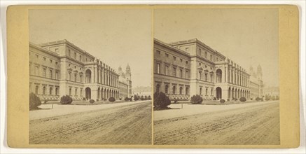Munchen, Germany, Der Festsaalbau; German; about 1870; Albumen silver print