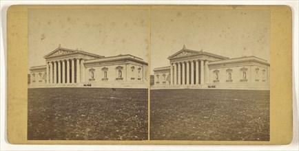 Munchen, Germany, Die Glyptothek; German; about 1870; Albumen silver print