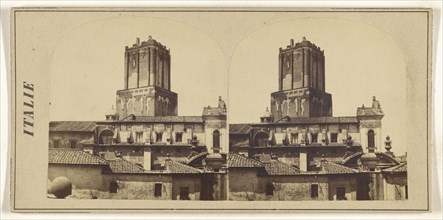 Rome. Torre di Nerone. Tour de Neron; Italian; about 1865; Albumen silver print