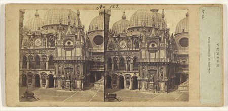 Venise. Partie meridionale de Saint-Marc; Italian; about 1865; Albumen silver print