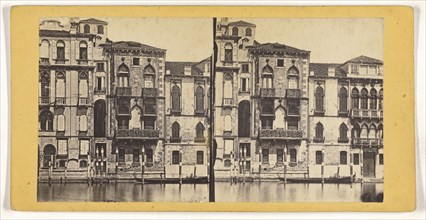 Palazzo Contarini, Fosari; Italian; about 1865; Albumen silver print
