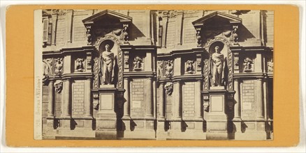 Borsa, Milano, Italian; about 1865; Albumen silver print