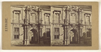 L'Archeveche de Seville; Spanish; about 1870; Albumen silver print