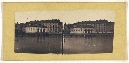 city view; about 1865; Albumen silver print