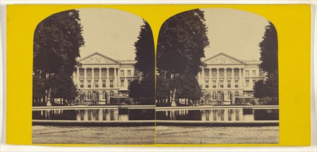 Palais de la Nation, Bruxelles; about 1865; Albumen silver print