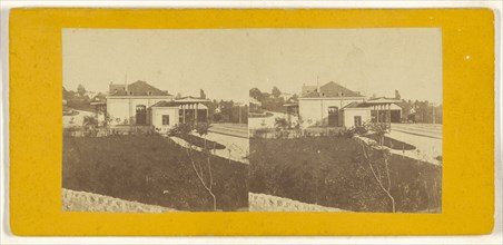 Gare de Martigny, Suisse, Switzerland; about 1865; Albumen silver print