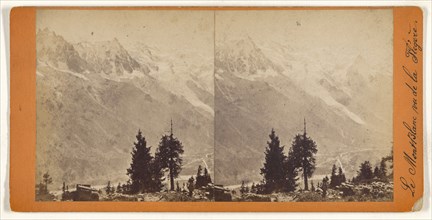 Le Mont Blanc vu de la Flegere; about 1867; Albumen silver print, Switzerland