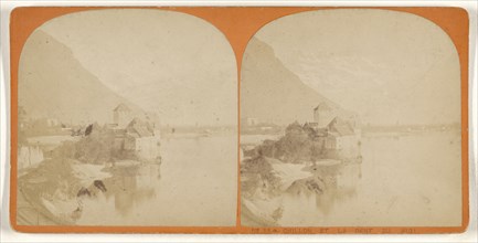 Chillon et la Dent du Midi; about 1865; Albumen silver print, Switzerland