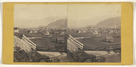 Canton d'appenrell, Suisse, Switzerland, about 1865; Albumen silver print