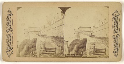 Hope Gate, Quebec; Canadian; about 1870; Albumen silver print