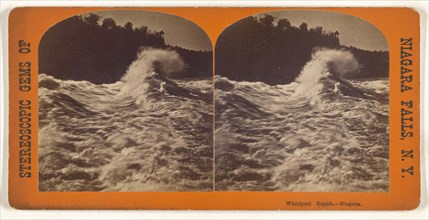 Whirlpool Rapids, Niagara; Canadian; about 1863; Albumen silver print