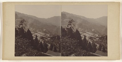 Bazar. As seen from Observatory Hill. Darjeeling; about 1900; Gelatin silver print