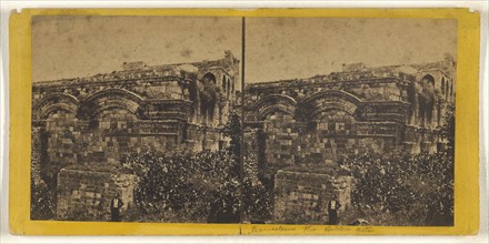 Jerusalem - The Golden Gate; about 1860; Albumen silver print