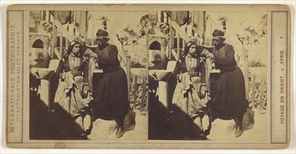 Voyage en Orient. Syrie. Couple; about 1860; Albumen silver print
