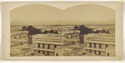 Panorama de Mexico; about 1870; Albumen silver print