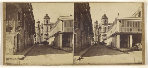 View in Havanna; about 1870; Albumen silver print