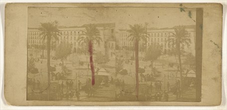 Jerez de la Frontera, Place de la Constitution; about 1860; Albumen silver print