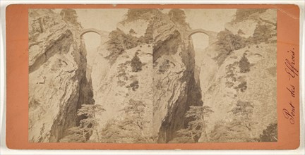 Pont des Effrois; about 1870; Albumen silver print