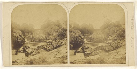 N.W. , River scene; about 1870; Albumen silver print