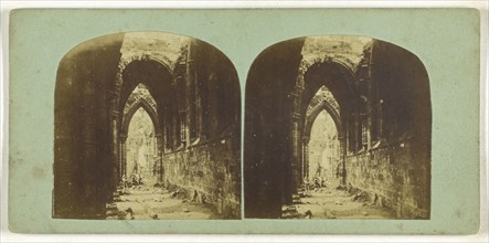 cloister; about 1870; Albumen silver print