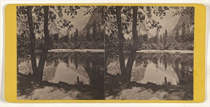 Yosemite, California. Mirror Lake; American; about 1870; Albumen silver print