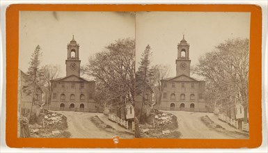 Hallowell, Maine; American; 1870s; Albumen silver print