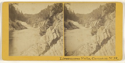 Livermores Falls, Campton, N.H; American; about 1870; Albumen silver print