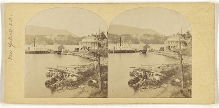 Garrison Ferry, West Point; about 1860; Albumen silver print