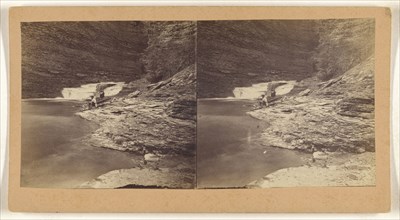 Cayuga Lake, New York; American; about 1865; Albumen silver print