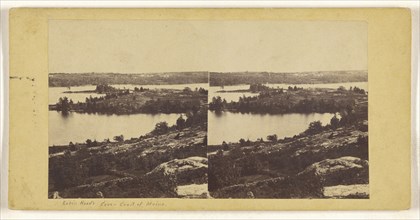 Robin Hood's Cove - Coast of Maine; American; about 1870; Albumen silver print