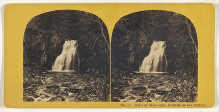 Falls of Melsingah, Fishkill, on the Hudson; American; about 1870; Albumen silver print