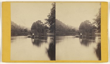 A Trip on The Catawissa. Catawissa Creek at Stranger Hollow. Pennsylvania; American; about 1880; Albumen silver print