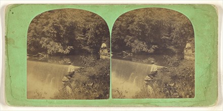 Falls on the Wissahickon, Philadelphia; American; about 1865; Albumen silver print