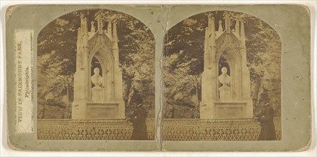 View in Fairmount Park, Philadelphia; American; about 1865; Albumen silver print