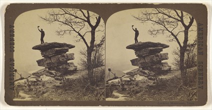 Lookout Mountain, Tenn; American; about 1870; Albumen silver print