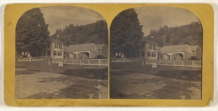 Our Home  Strafford, Vt; American; about 1870; Albumen silver print