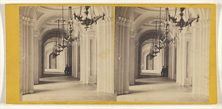 House Corridor, Washington, D.C; American; about 1870; Albumen silver print