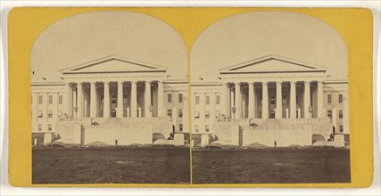 Patent Offices, Washington, D.C; American; about 1870; Albumen silver print