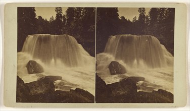 Black Water Falls, W. Va; American; about 1870; Albumen silver print