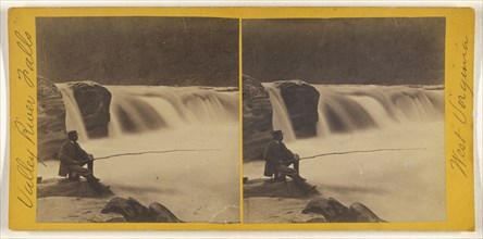 Valley River Falls, West Virginia; American; about 1870; Albumen silver print
