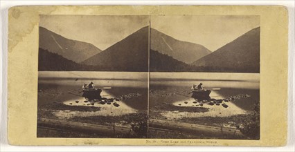 Echo Lake and Franconia Noth; John P. Soule, American, 1827 - 1904, about 1865; Albumen silver print