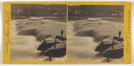 Valley River Falls, West Virginia; American; about 1865; Albumen silver print