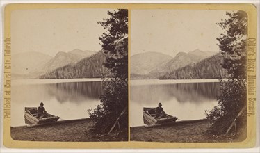 Middle Park Series. - Grand lake Looking East; Joseph Collier, American, born Scotland, 1836 - 1910, about 1870; Albumen silver