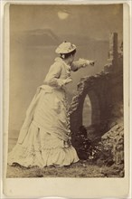 Miss Jeffrey Lewis; about 1885; Albumen silver print