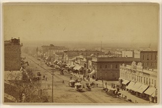 West Side Main St., Salt Lake City Utah; C.R. Savage, American, born England, 1832 - 1909, 1882; Albumen silver print