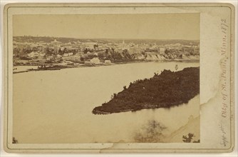 City of St. Paul, Minn; Charles A. Zimmerman, American, born France, 1844 - 1909, September 1, 1872; Albumen silver print